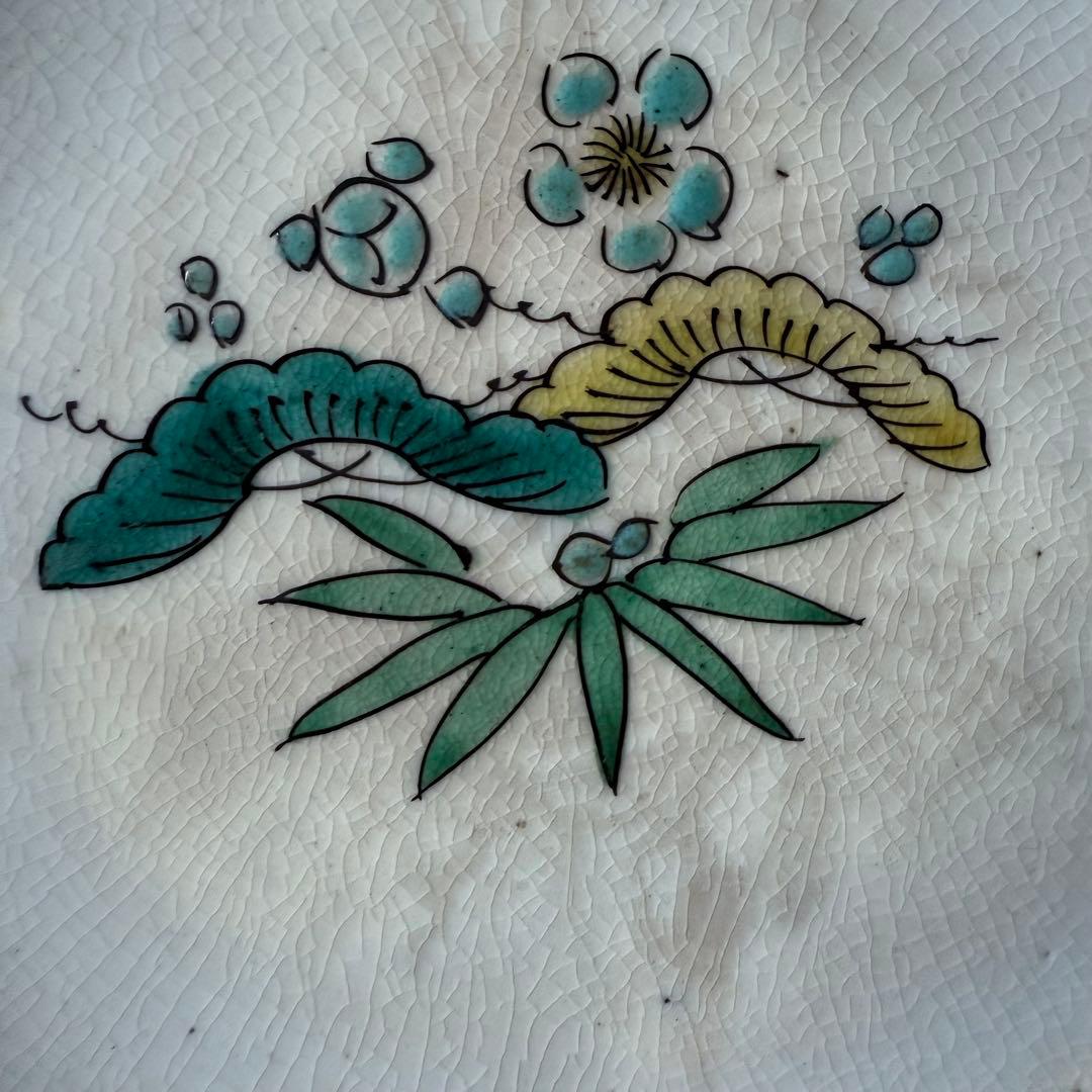 2231様感謝‼️九谷焼KUTANI あじさい❌鶴❌松　蓋もの食籠作り置き多目的