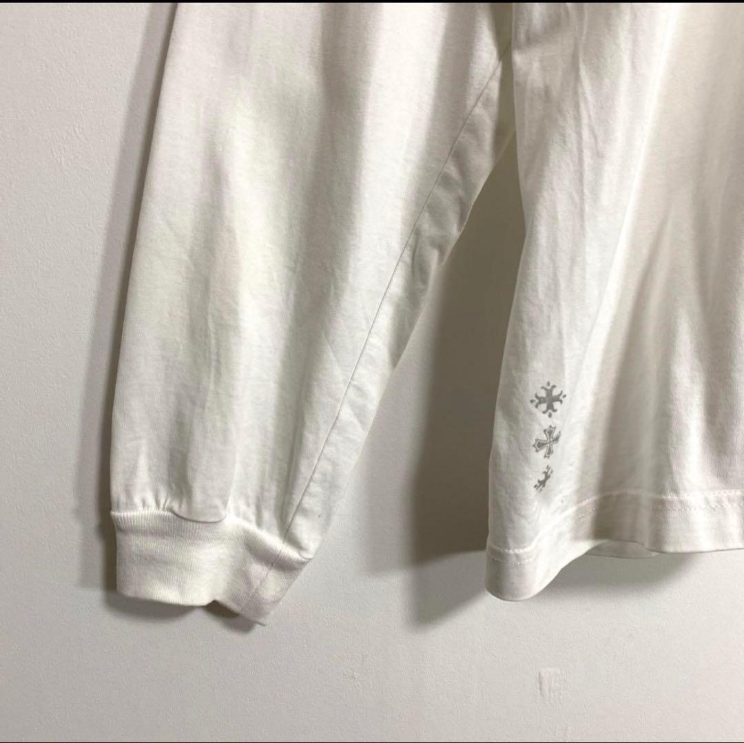 【タトラス】シンプル　ロゴ　Tシャツ　カットソー　長袖　ホワイト　白