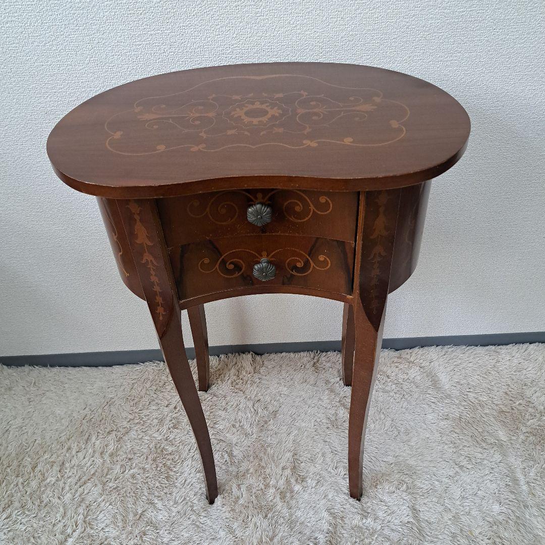 u*1様 ♡象嵌細工 　ロココ調　アンティーク　コンソール♡