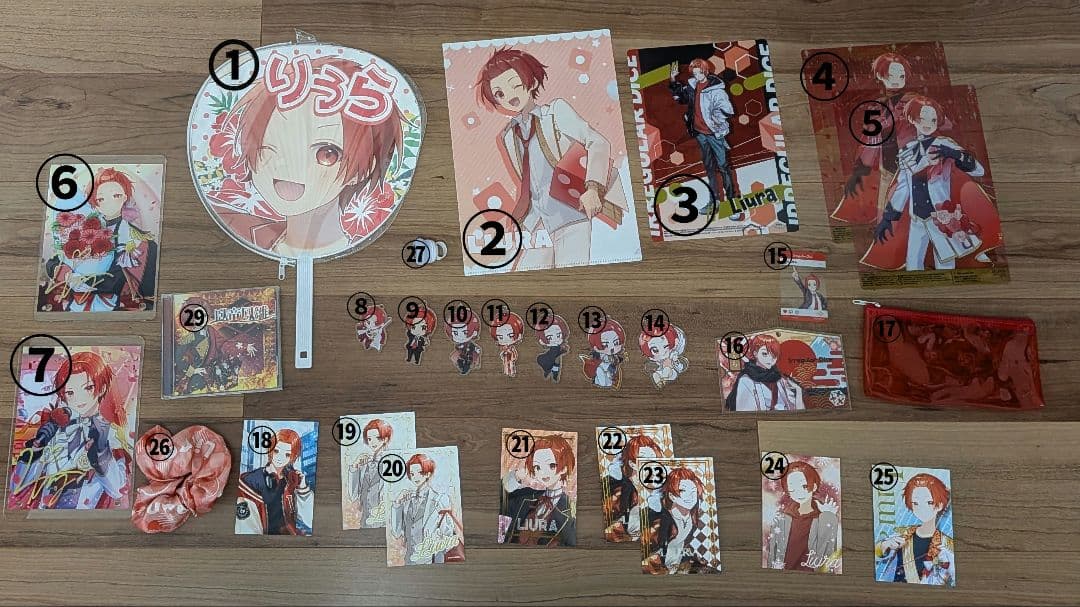 いれいす りうら グッズ まとめ売り（バラ売り〇）