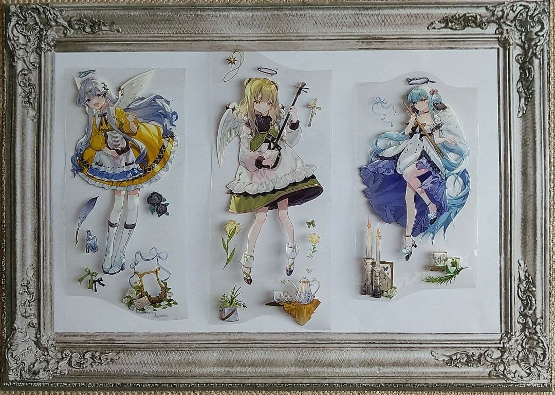 ✩のこり１✩J28＃吟诵曲(水晶PET)鹿离印迹 切り売り海外人物マステ