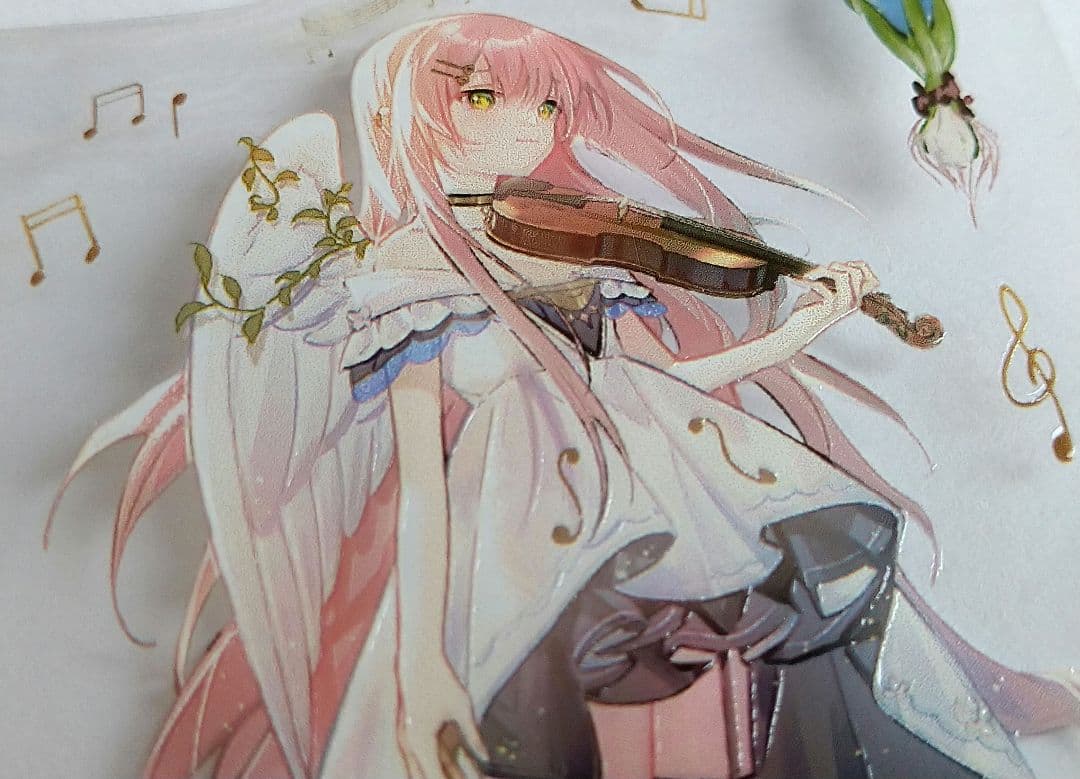 ✩のこり１✩J28＃吟诵曲(水晶PET)鹿离印迹 切り売り海外人物マステ