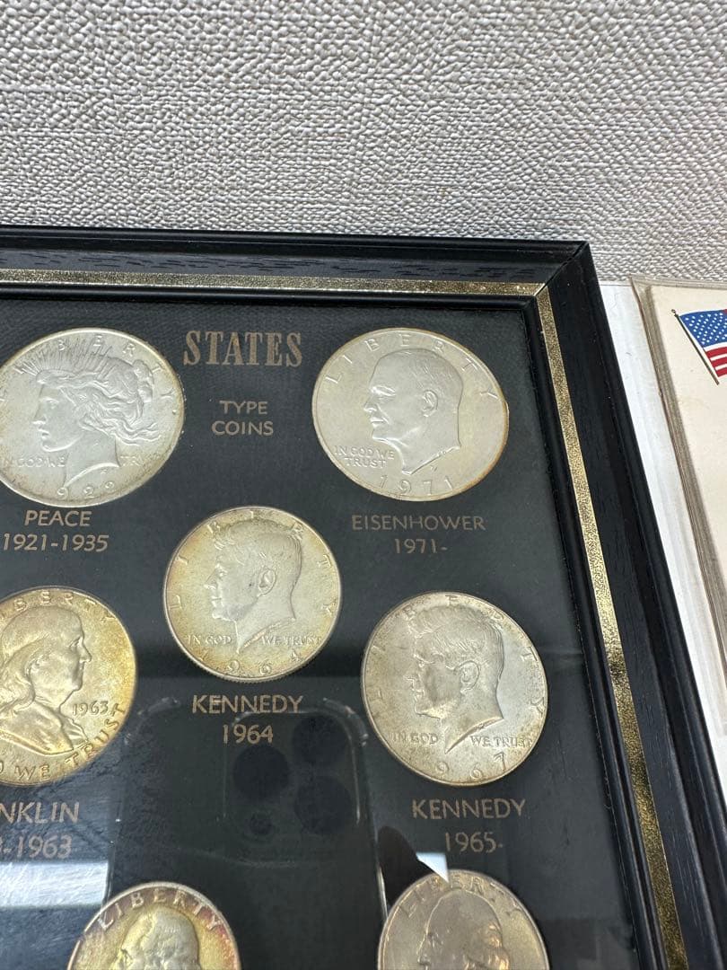 額入りアメリカ20世紀硬貨セット　銀貨