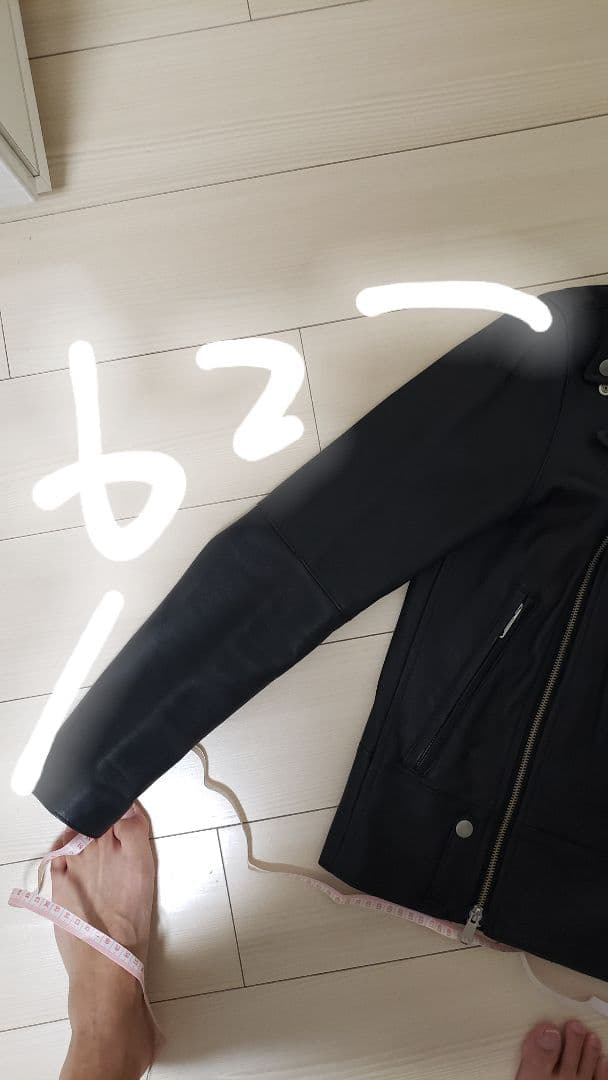 値下げ　ダブルライダースジャケット