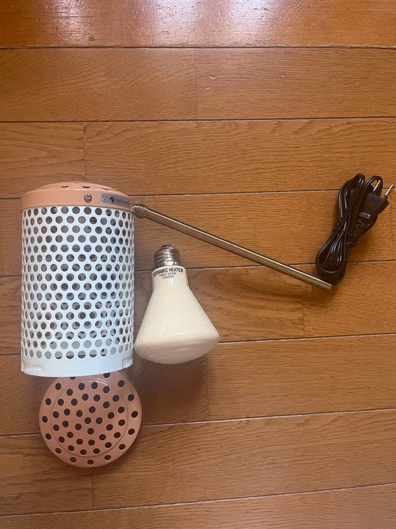 マルカン ミニマルサーモ/セラミックヒーター100W カバー付 2点セット