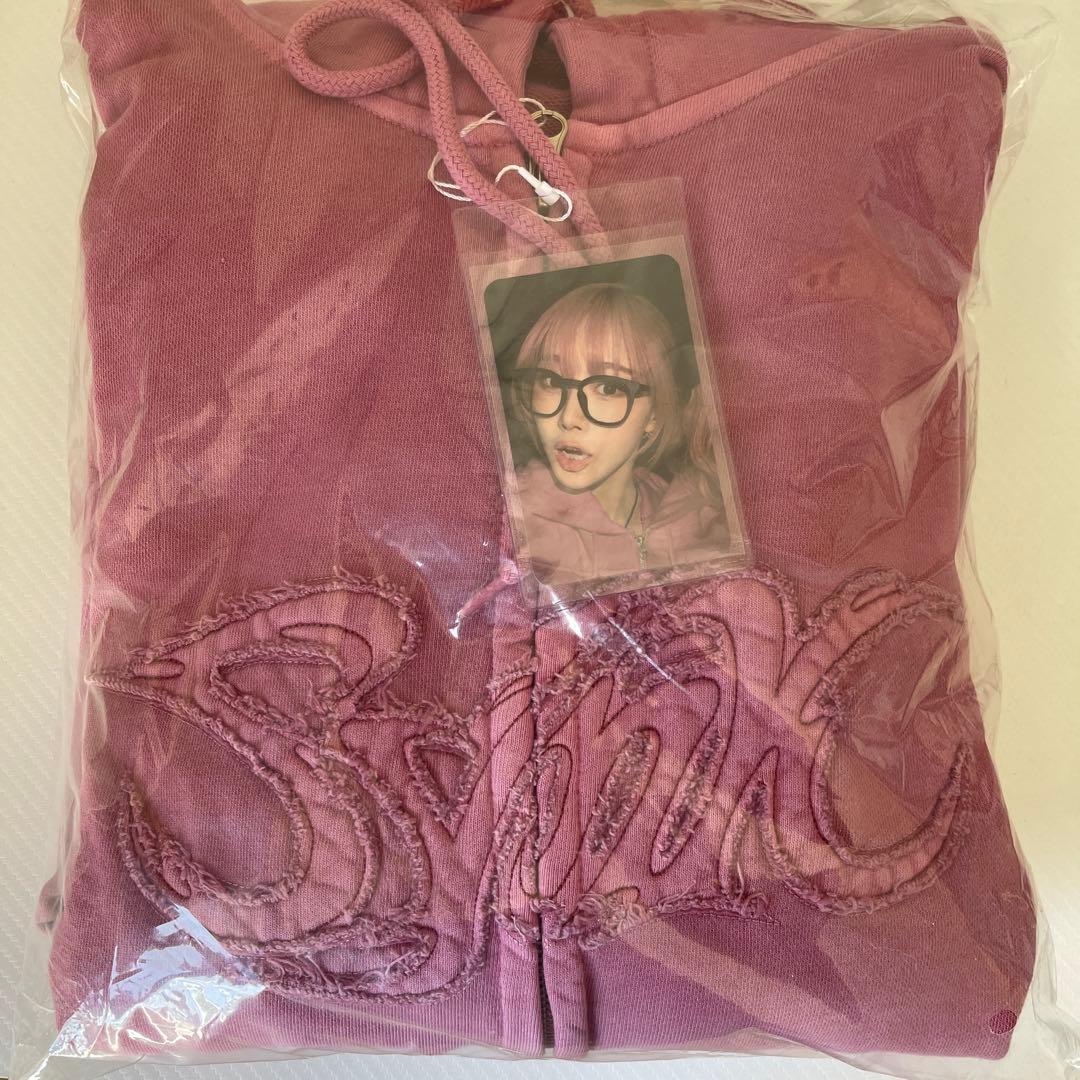 aespa エスパ パーカー pinkhoodie ジゼル トレカ付