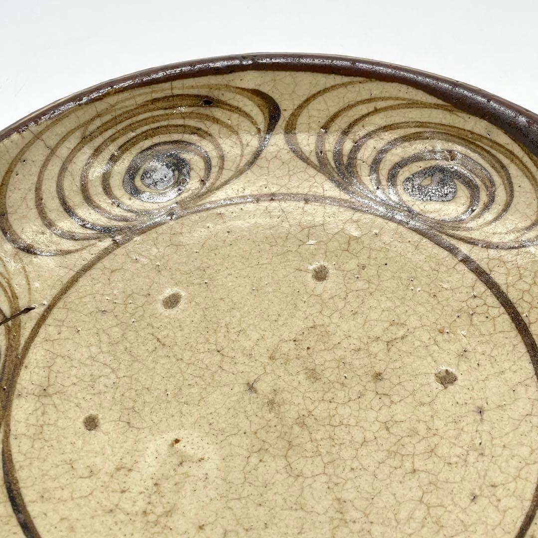 瀬戸焼　渦巻鉢　馬の目皿　飾り皿　大皿　大鉢　アンティーク　骨董