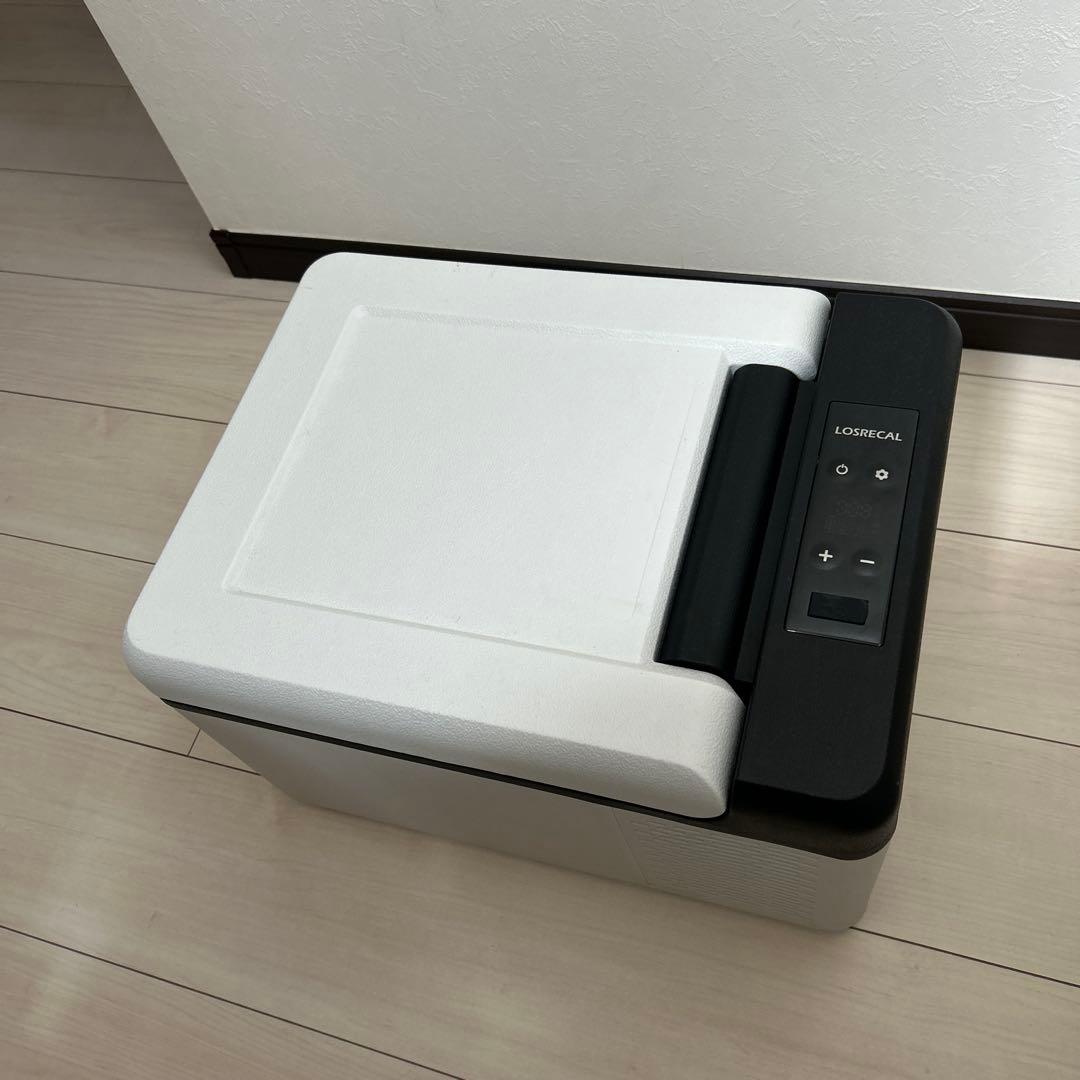 BLACK　LOSRECAL ポータブル冷蔵庫 車載冷蔵庫ホワイト