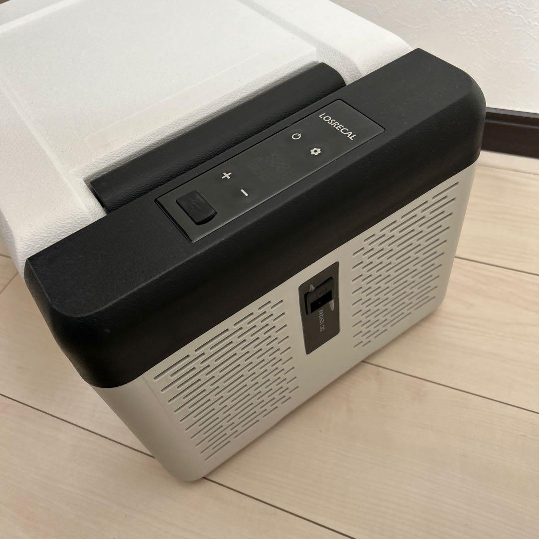 BLACK　LOSRECAL ポータブル冷蔵庫 車載冷蔵庫ホワイト