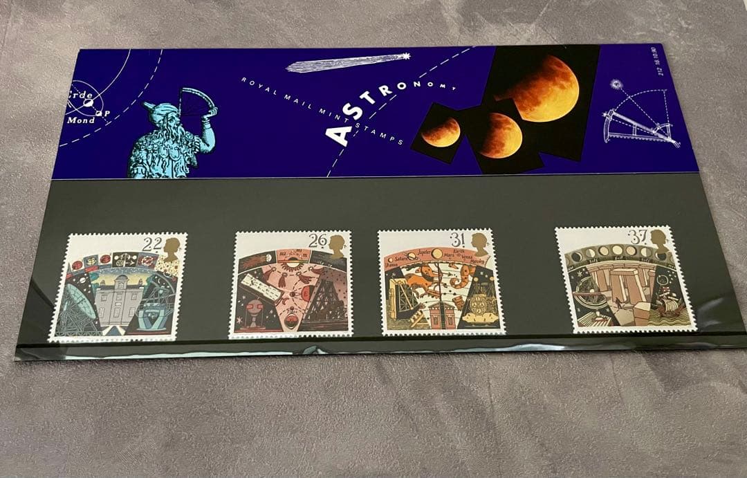 イギリス　ヴィンテージ記念切手　ロイヤルメールミレニアムスタンプ