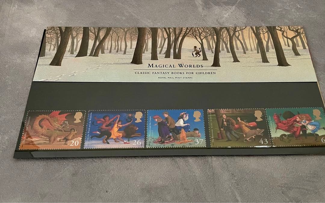 イギリス　ヴィンテージ記念切手　ロイヤルメールミレニアムスタンプ