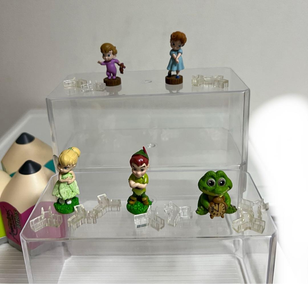 アニメータードール（ミニ）リトルズ、ピーターパン、ティンカーベルのフィギュア
