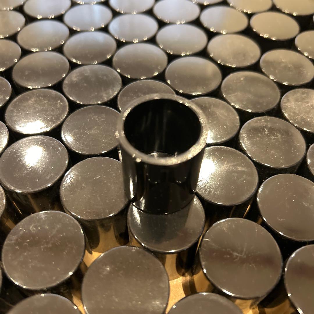 掛け軸用軸先　プラスチック製9分　222個(111巾)セット