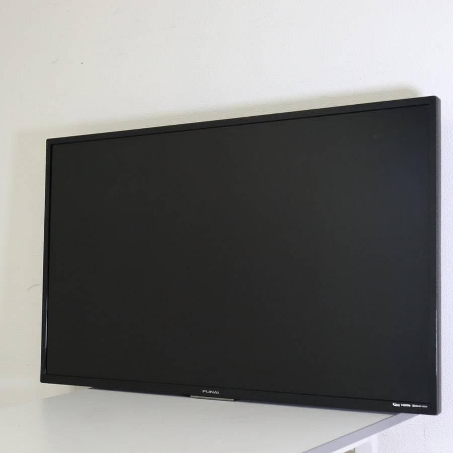 20年製 フナイ 4Kチューナー2基 1TBハードディスク 43V液晶テレビ