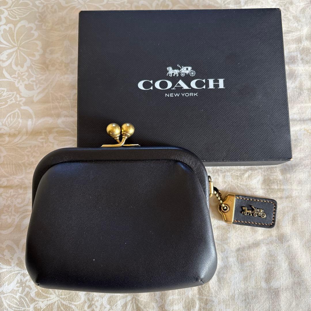 COACH キスロックケース ブラック 新品-未使用