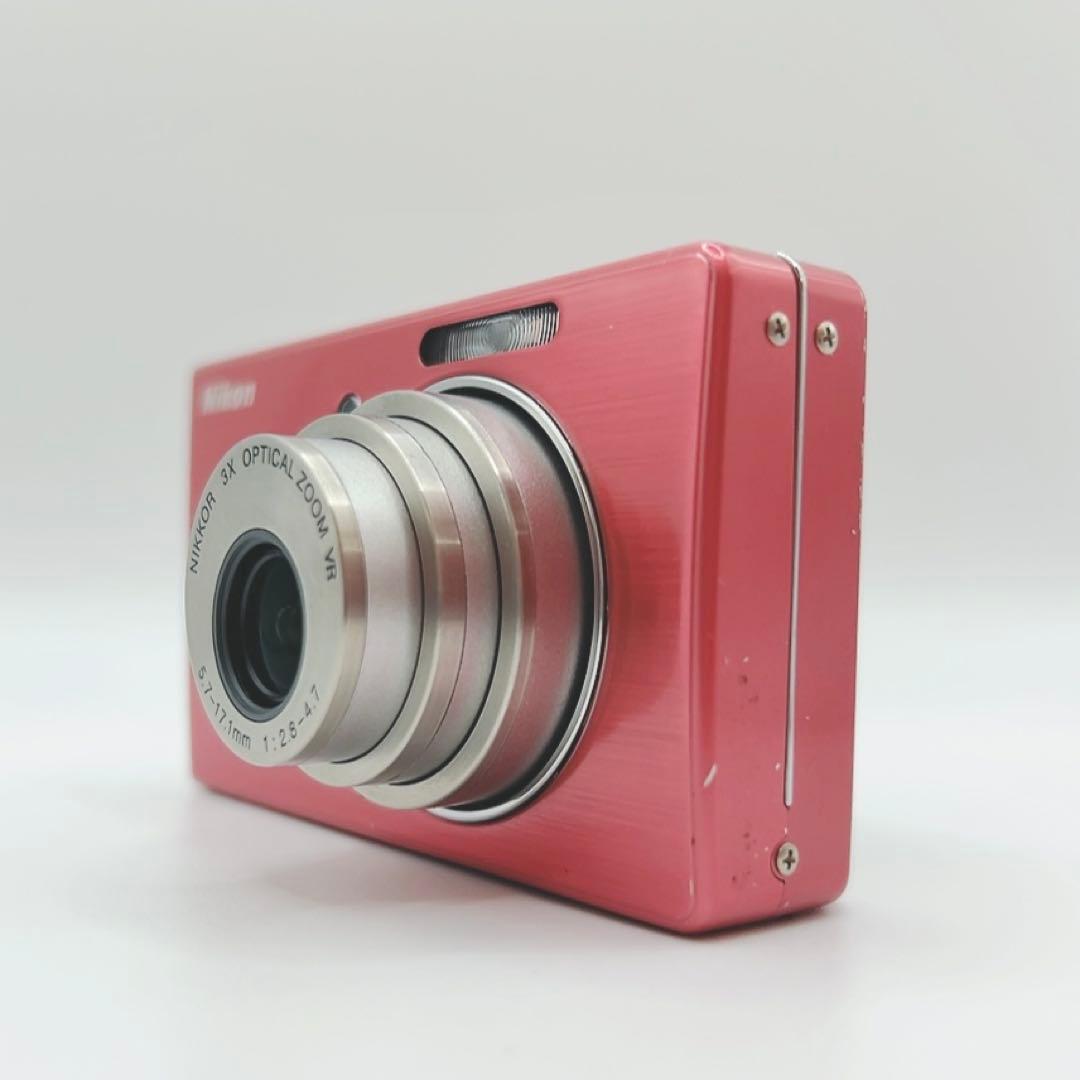 即使用可 SDカード付 Nikon ニコン COOLPIXピンク デジタルカメラ