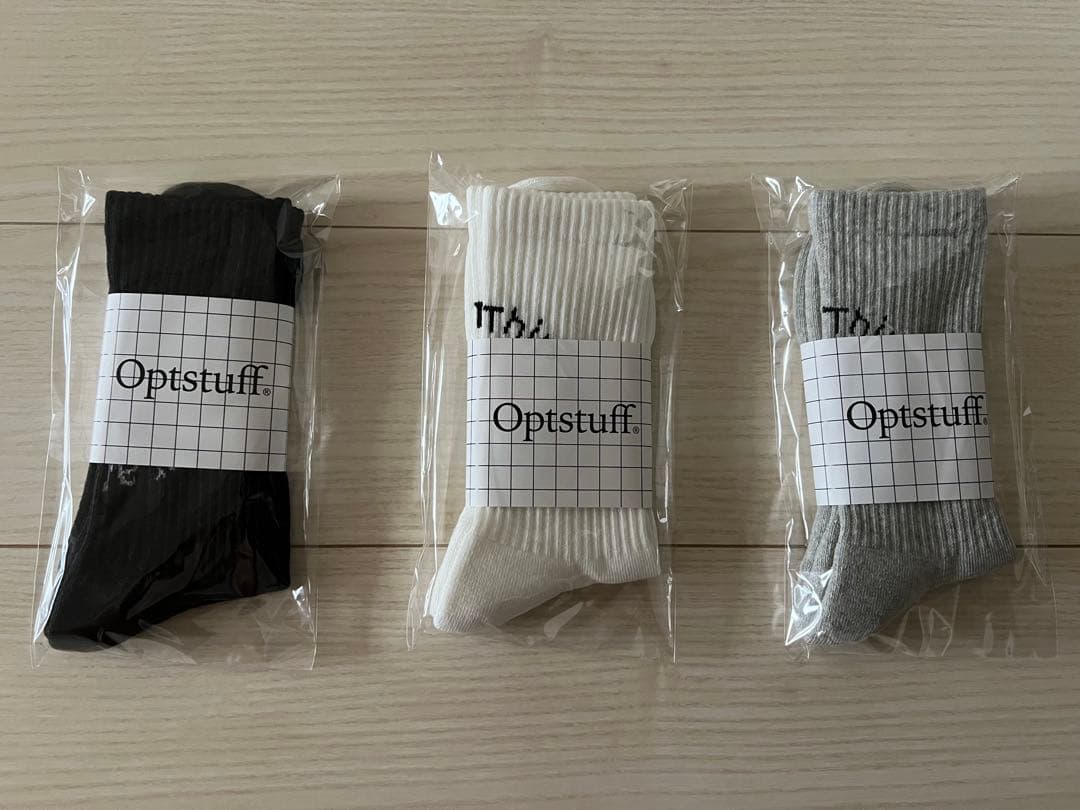 新品未開封　optstuff SOCKS　ソックス3点セット