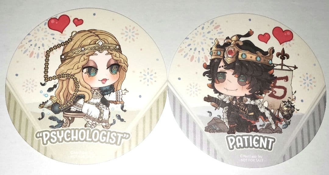 IdentityⅤ 心理学者 患者 コースター セット スイパラ 5周年