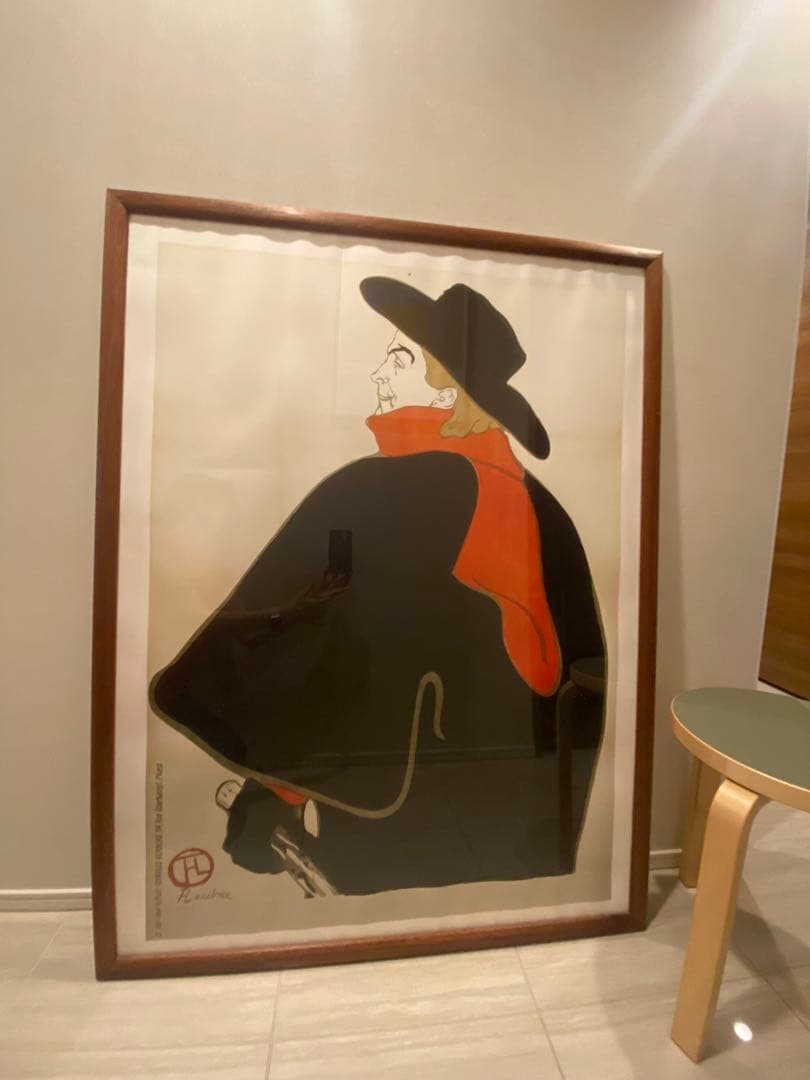 アートフレーム　チーク　ロートレック　大