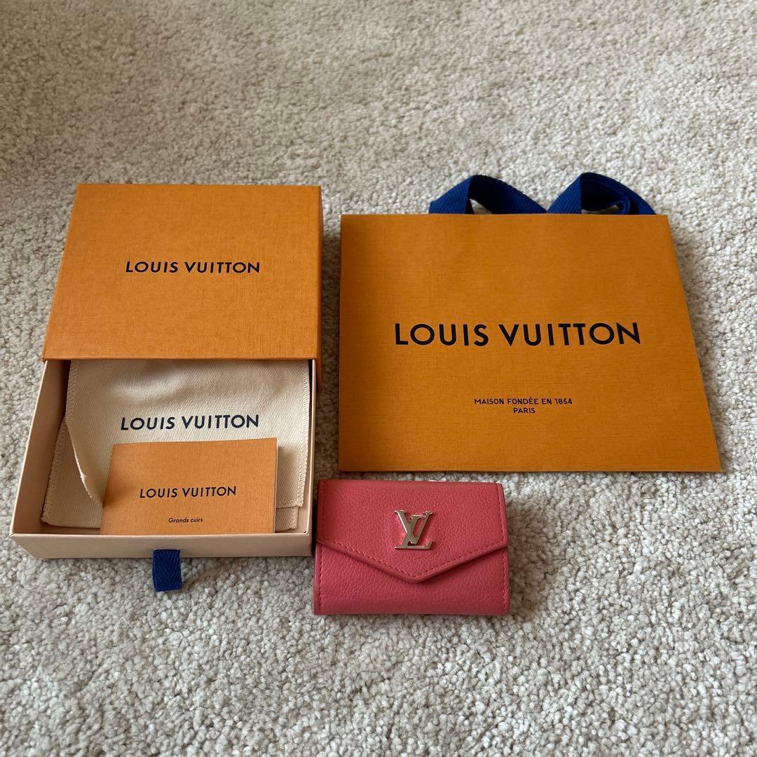 ルイ ヴィトン　ポルトフォイユ・ロックミニ　ピンク　ミニ財布