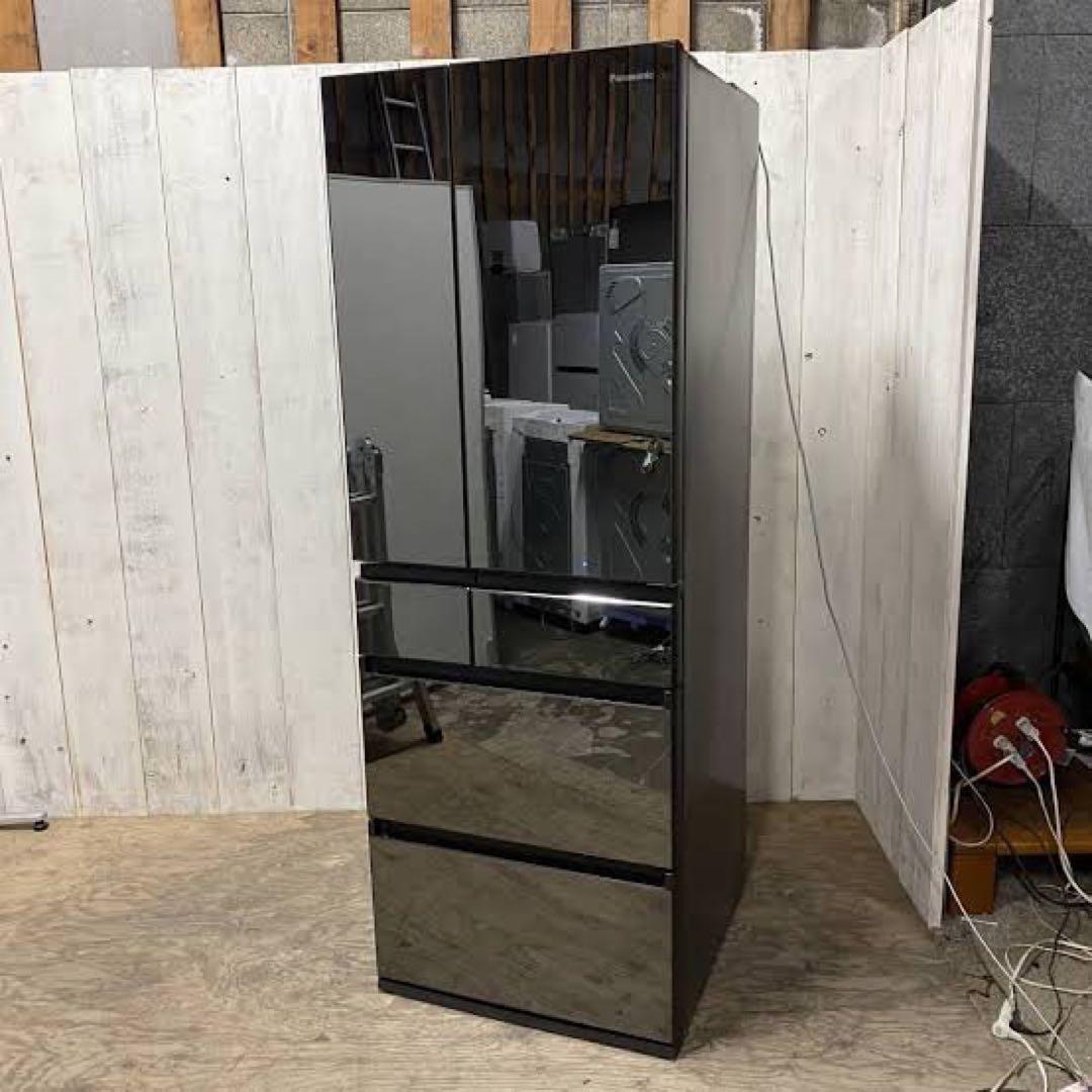 Panasonic冷蔵庫NR-F503HPX-X形　500L 2017年式　鏡面