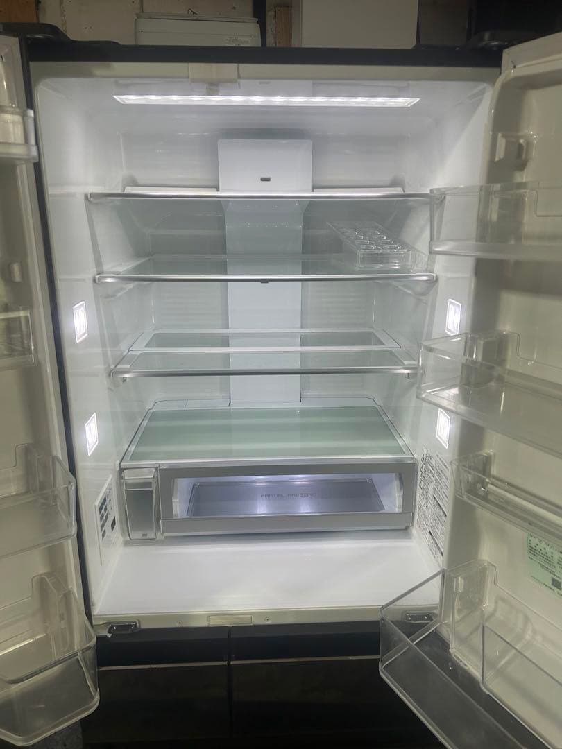 Panasonic冷蔵庫NR-F503HPX-X形　500L 2017年式　鏡面