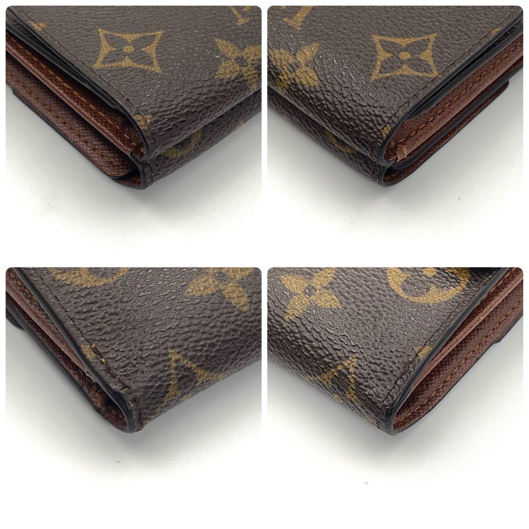 【極美品】ルイヴィトン モノグラム ポルトモネビエ カルトクレディ 三つ折り財布