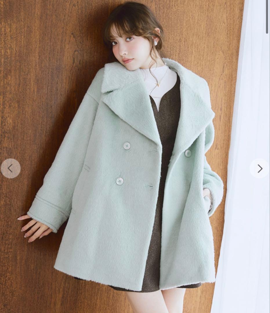 新品未使用品タグ付き　LILLIAN CARAT シャギーミドルコート