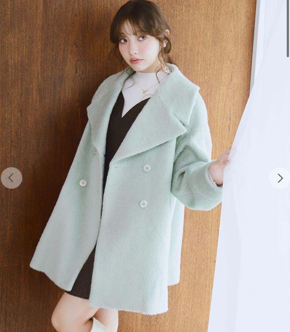 新品未使用品タグ付き　LILLIAN CARAT シャギーミドルコート