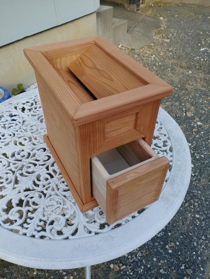 柿渋塗賽銭箱ミニ