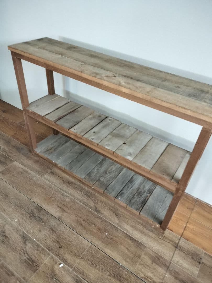 アンティーク　古木　オープンラック　店舗　棚　ラック