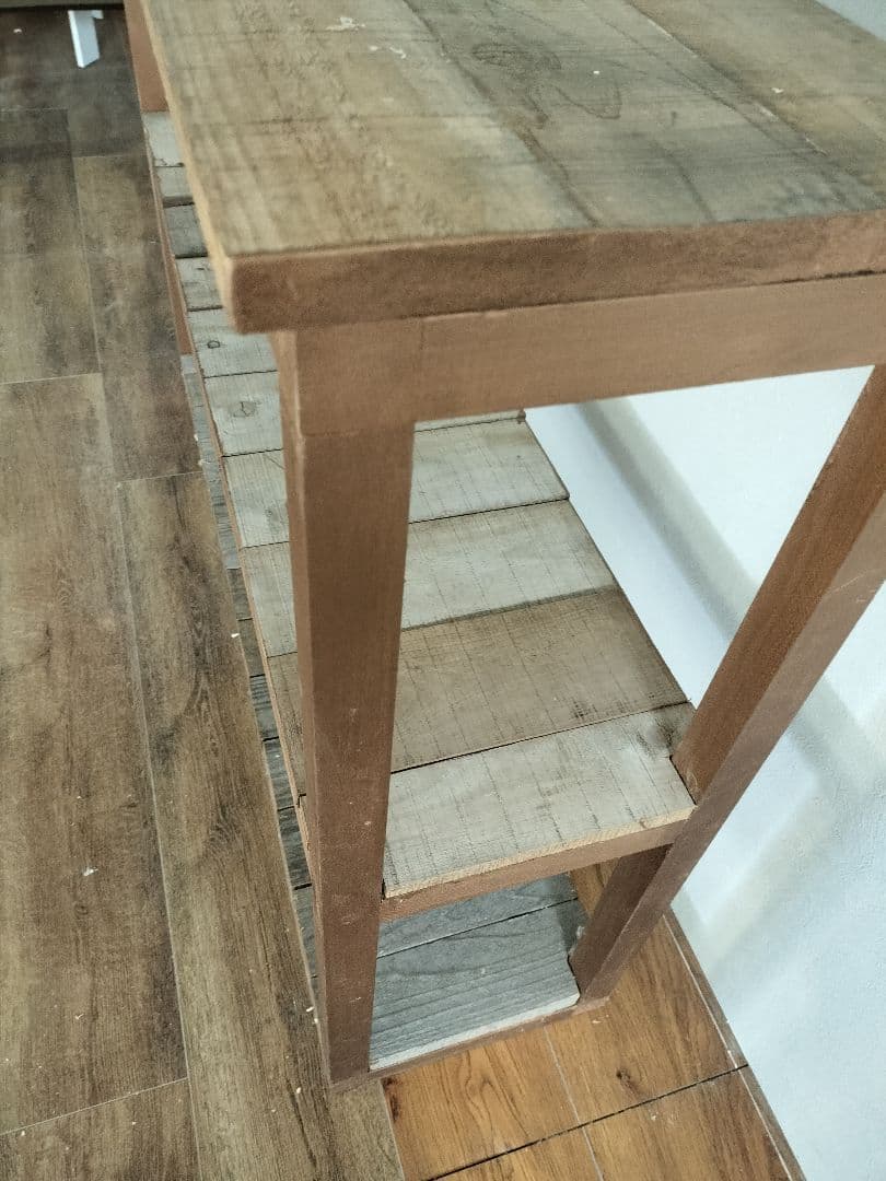 アンティーク　古木　オープンラック　店舗　棚　ラック