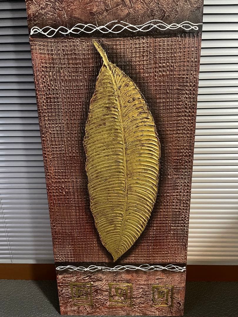 インテリア　大きな　バリ　タイ　オリエンタル　雑貨　アート　絵　ペイント　アジア