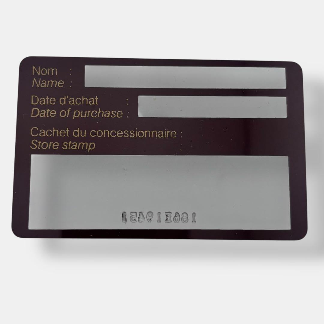 美品 付属品完備 カルティエ 二つ折り財布 マストライン レザー ボルドー 貴重