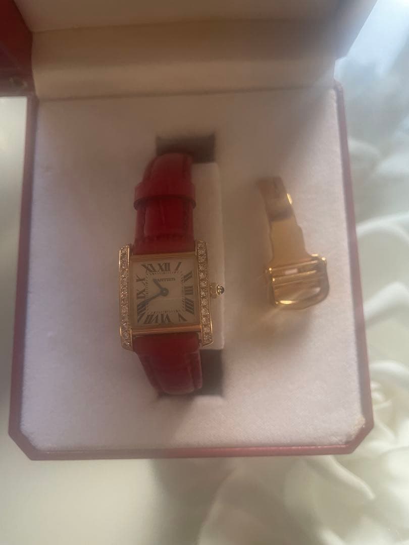 Cartier カルティエDバックル正規品　純正14mm ゴールド