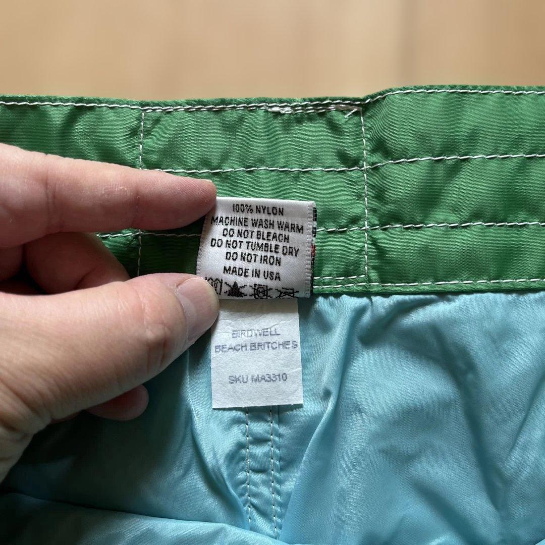BIRDWELL バードウェル　グリーン ボードショーツ　34サイズ　アメリカ製