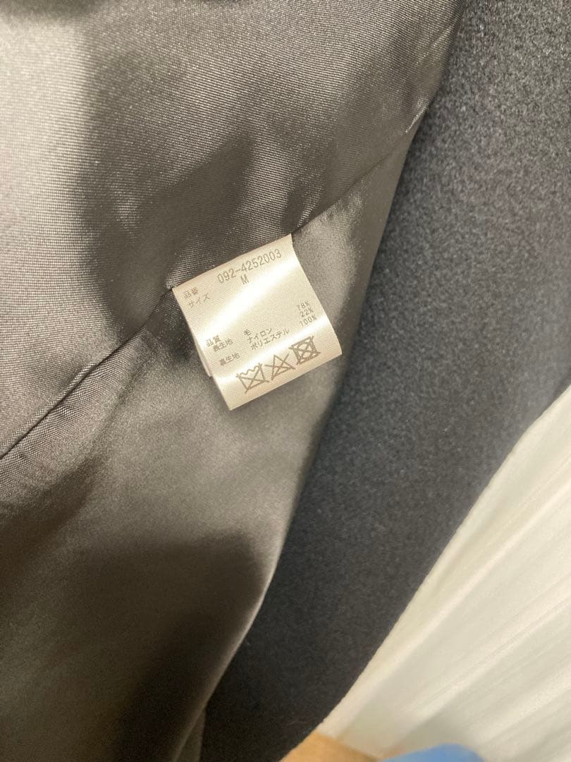 【最終価格】JILLSTUART ダブルビーバーロングコート　ブラック