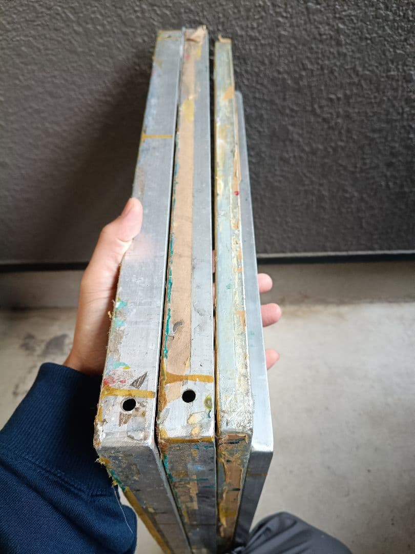 シルクスクリーン用　アルミフレーム　10枚セット