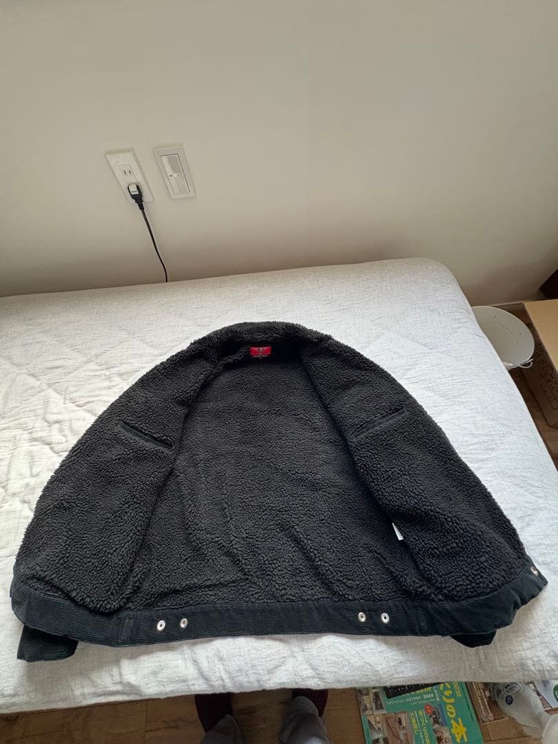 美品！CREAM SODA コーデュロイブラックジャケット　サイズL