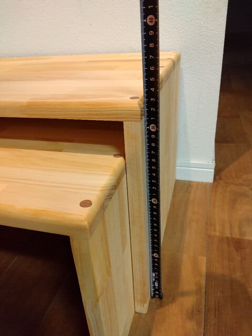 木製　ハンドメイド　オーダー　コの字　ラック　棚　シェルフ　キヌカ　水槽台