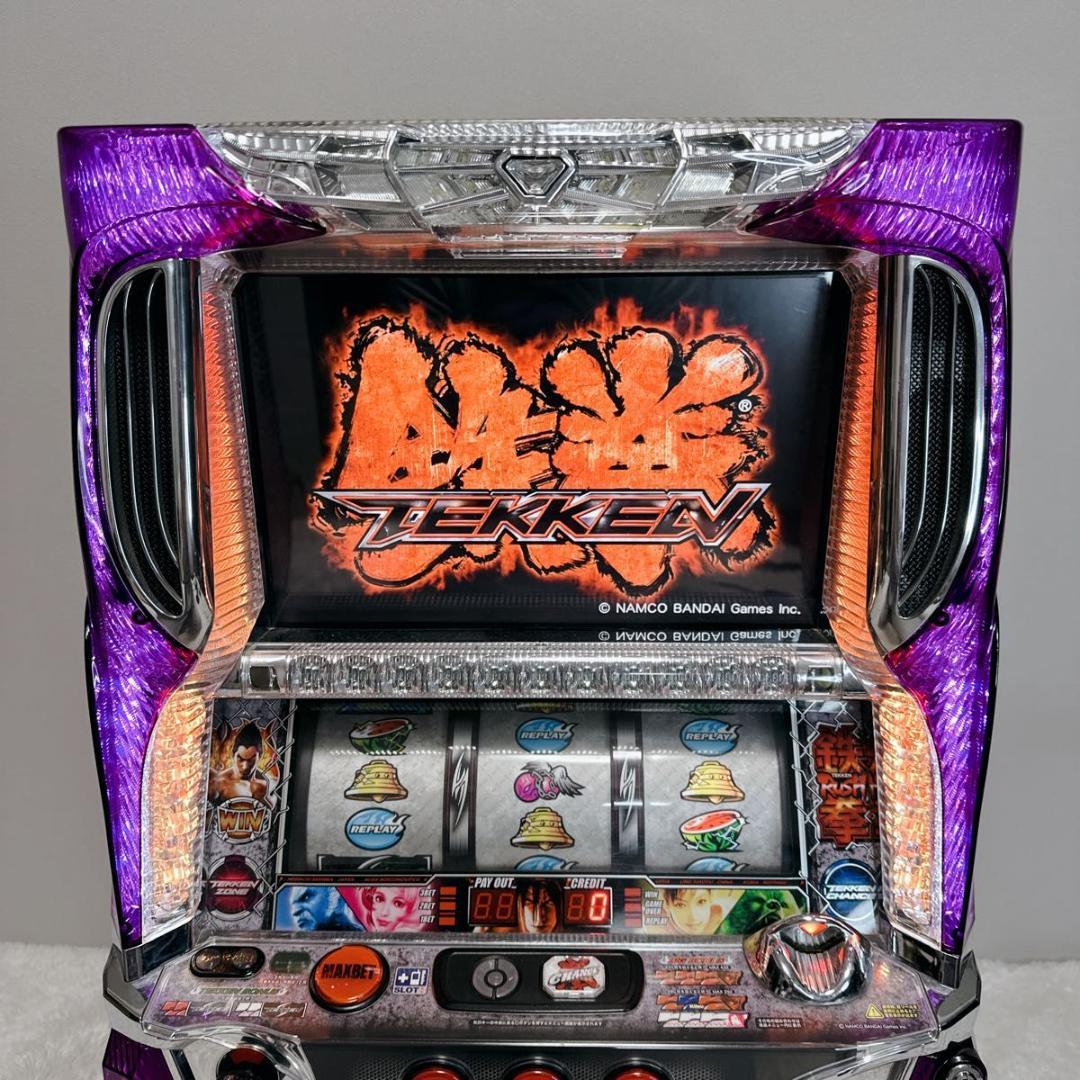 パチスロ実機 パチスロ 実機 鉄拳2nd 不要 送料込み ドアキー付属