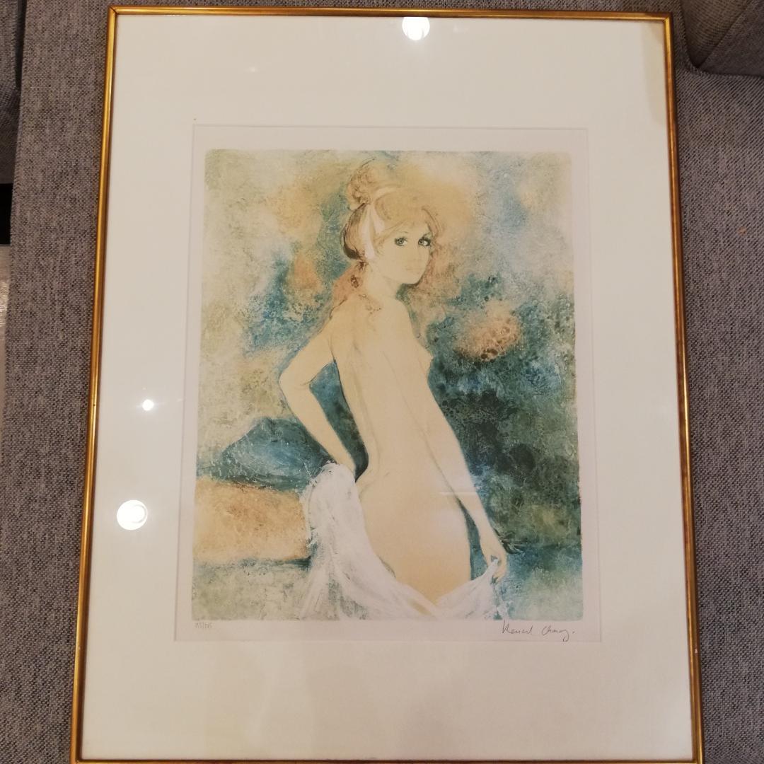 新春初売りセール　美品♠ベルナール・シャロワ　リトグラフ　裸婦　サイン入り