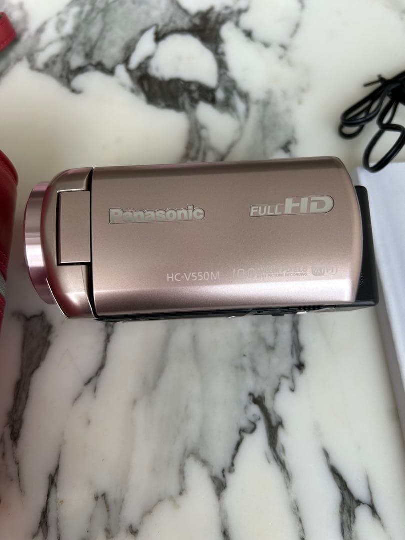 【美品】Panasonic HC-V550M ハイビジョン　ビデオカメラ