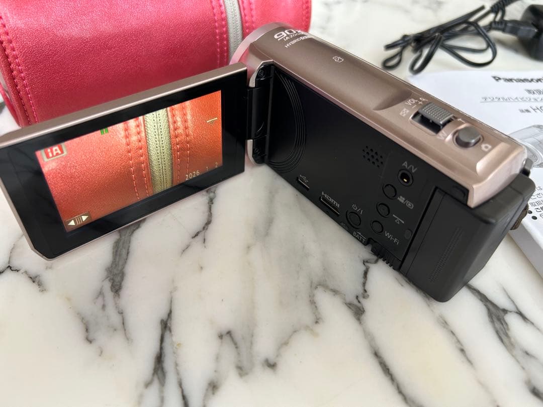 【美品】Panasonic HC-V550M ハイビジョン　ビデオカメラ