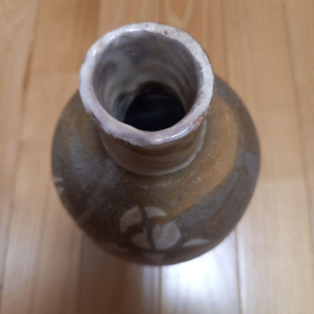 多治見焼　黄金孔雀天目釉花瓶　虎渓窯　若尾圭一　共箱付属➕萩焼系統？の花瓶付属