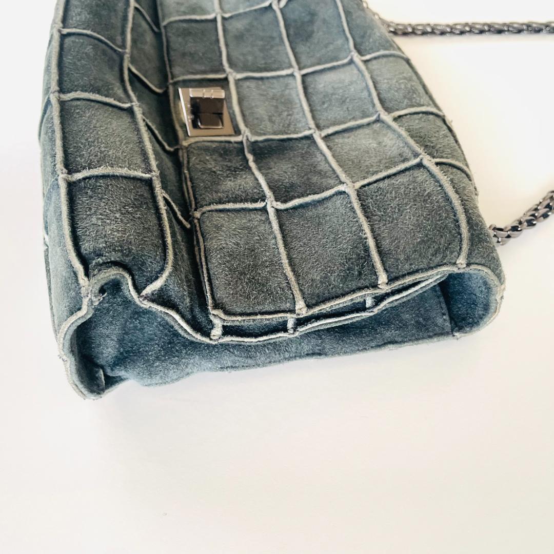 CHANEL シャネル 2.55チョコバームートンチェーンバッグ