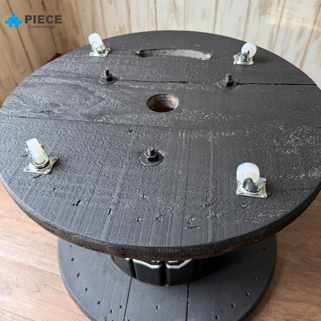 ケーブルドラム 電線ドラム テーブル アメリカン インテリア ガレージ 星条旗②