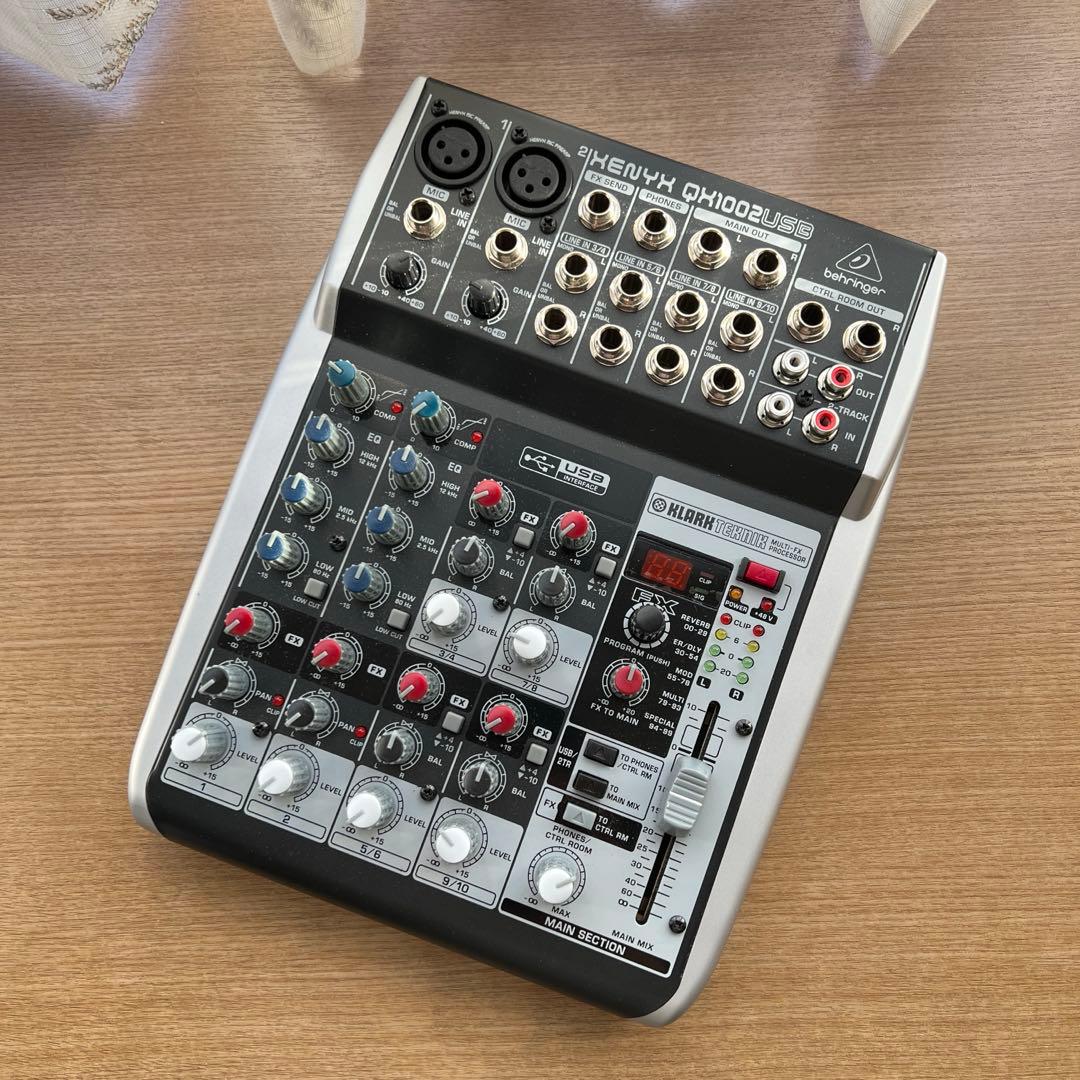B*。様 Behringer XENYX QX1002USB アナログミキサー