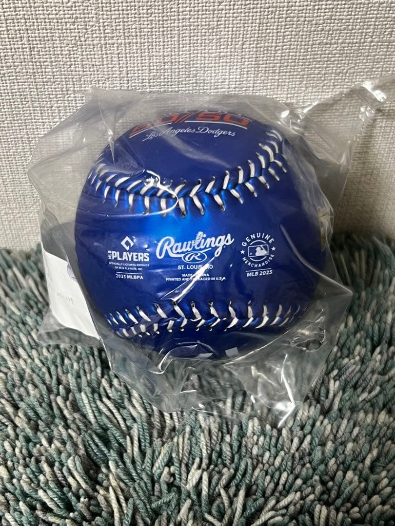 大谷翔平 2024年MVP50/50 限定 記念ボール ドジャース 正規品