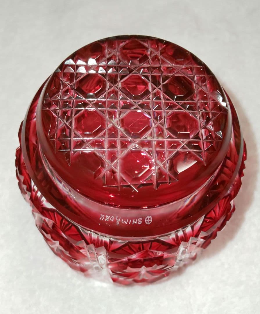 薩摩切子 薩摩ガラス 猪口 ぐい呑